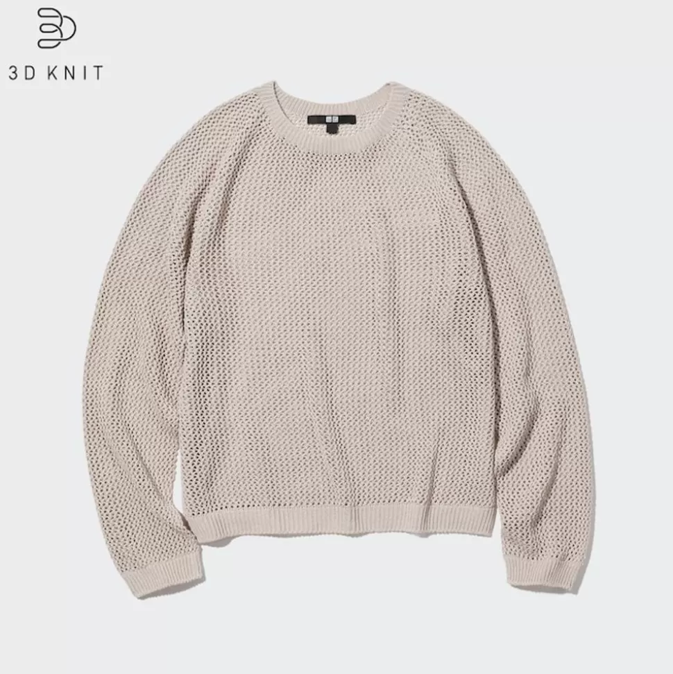 UNIQLO T-Shirts & Oberteile*3D Knit Nahtloser Mesh Pullover