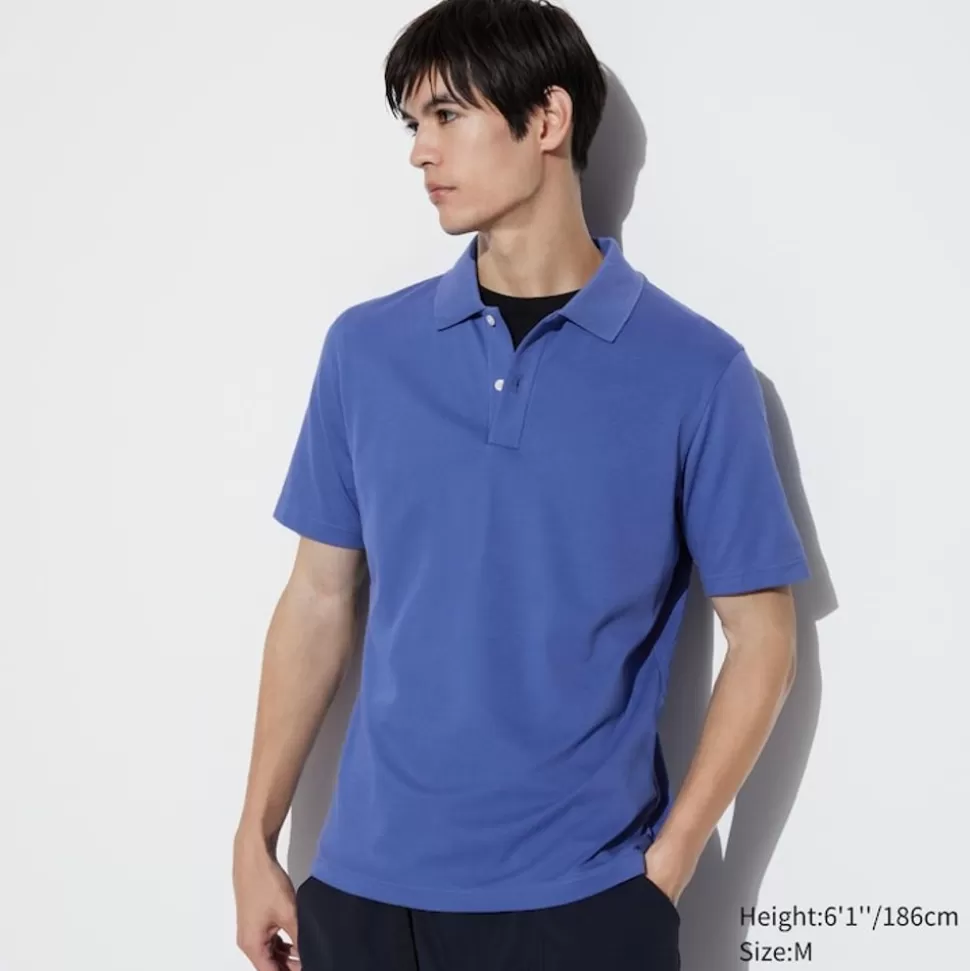 UNIQLO Poloshirts*Airism Baumwolle Pique Poloshirt