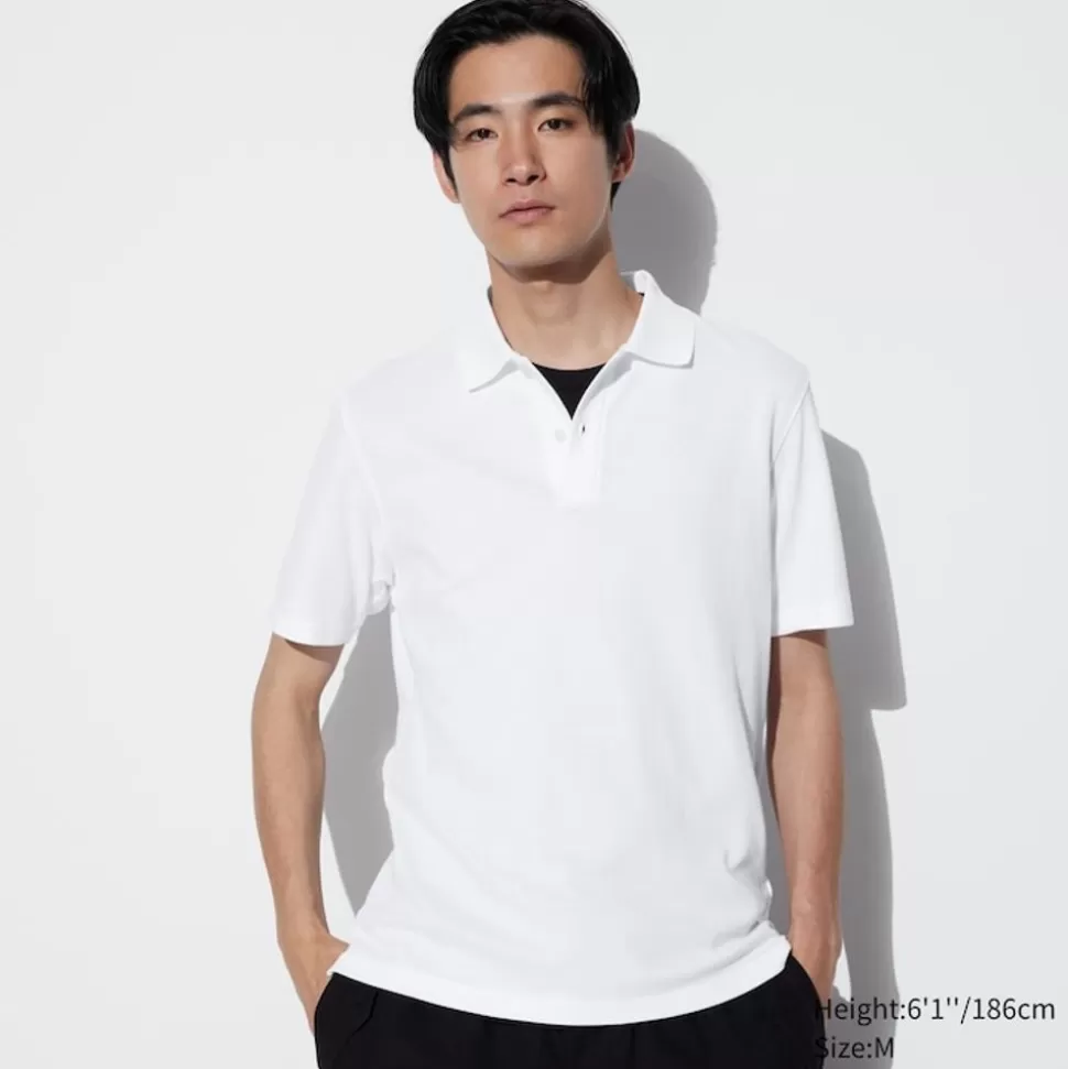 UNIQLO Poloshirts*Airism Baumwolle Pique Poloshirt