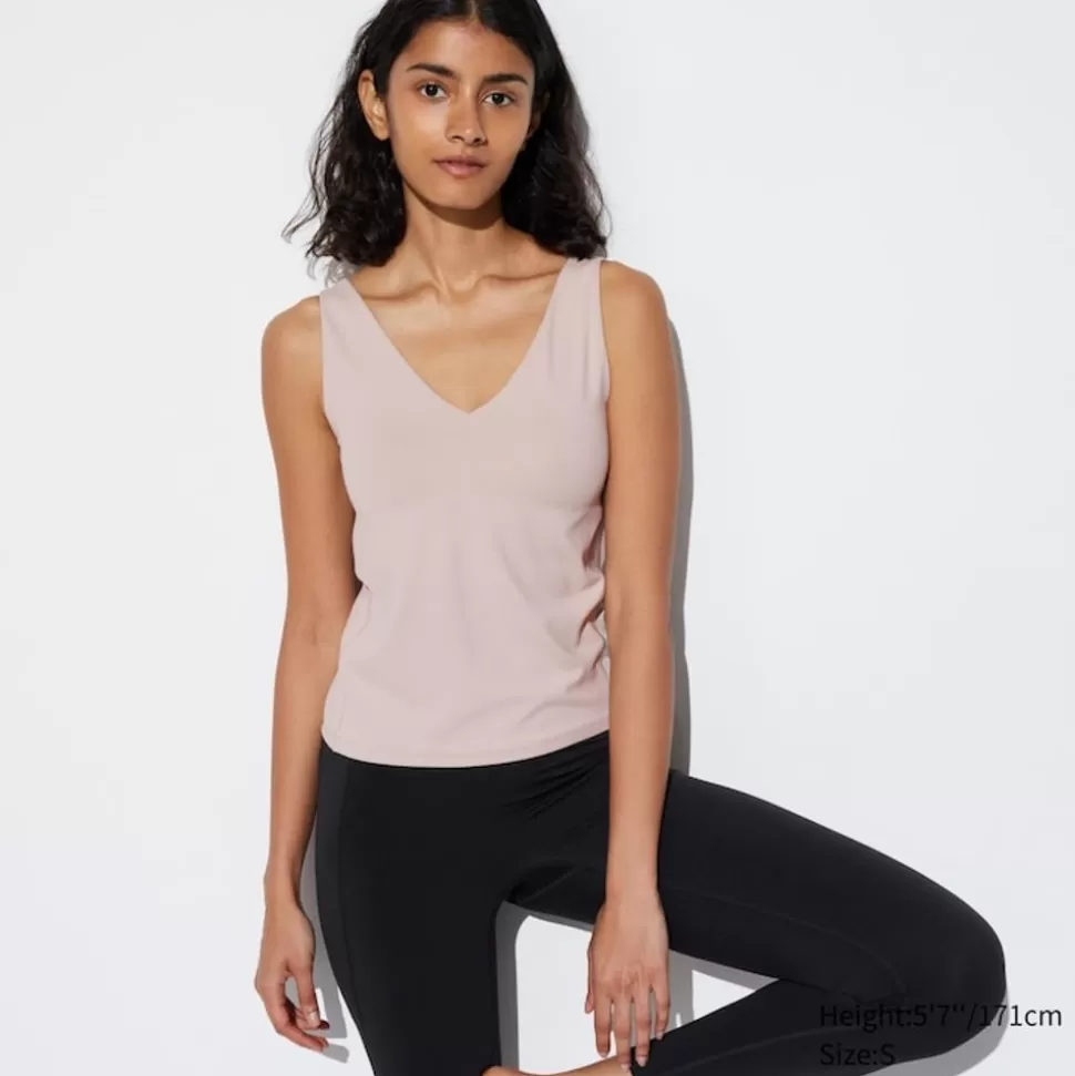 UNIQLO T-Shirts & Oberteile*Airism Bh-Tanktop Mit V-Ausschnitt