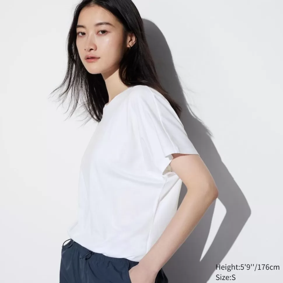 UNIQLO T-Shirts & Oberteile*Airism Drape T-Shirt