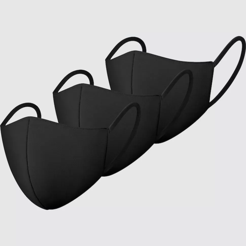 UNIQLO Accessoires & Taschen*Airism Maske (3Er-Set) Schwarz