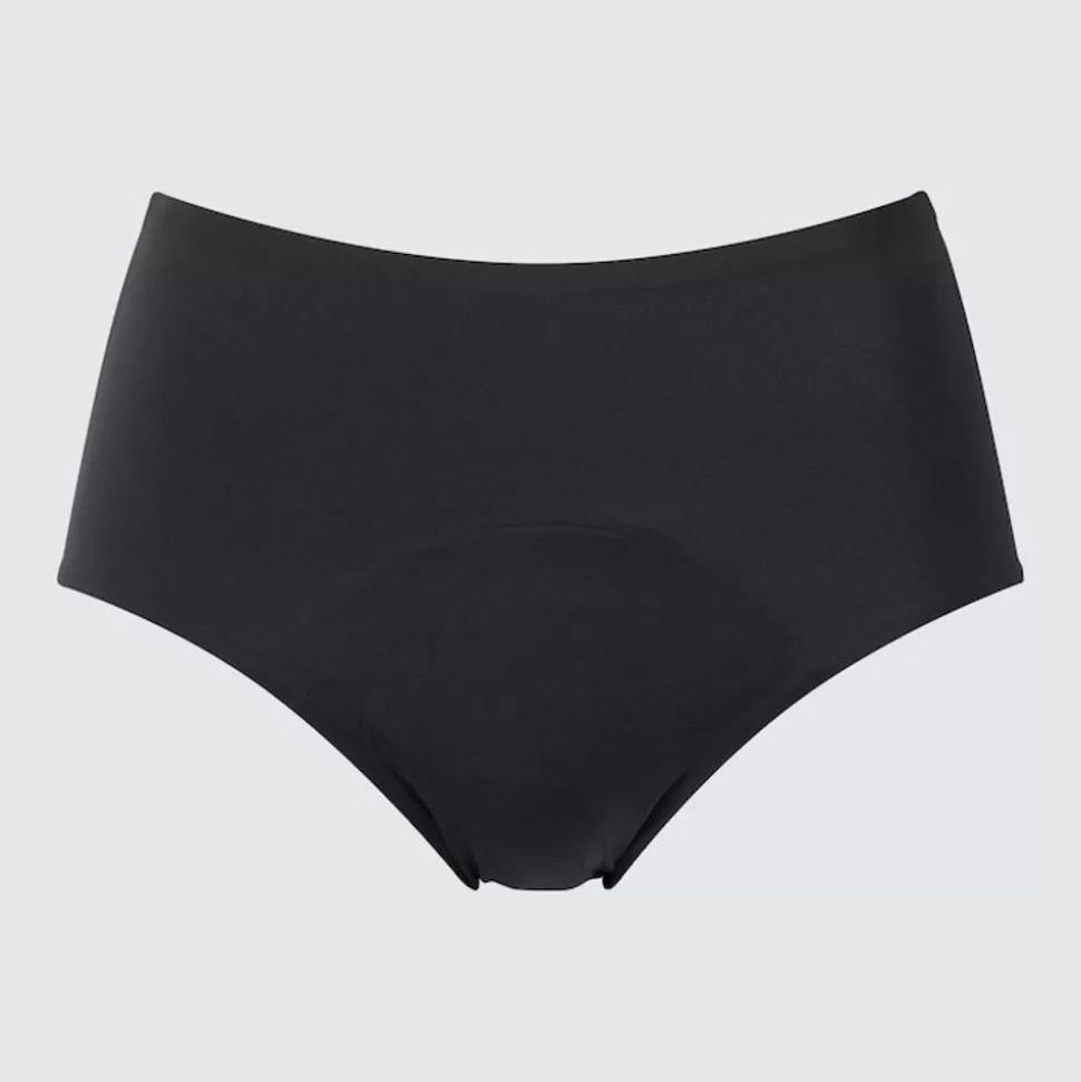 UNIQLO Bhs & Unterwäsche*Airism PeriodenUnterwäsche Mit Hohem Bund Schwarz