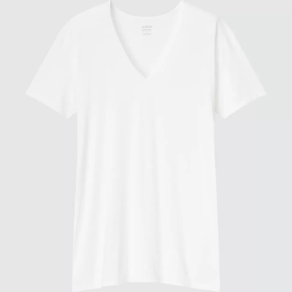 UNIQLO Loungewear & Pyjamas*Airism T-Shirt Mit V-Ausschnitt