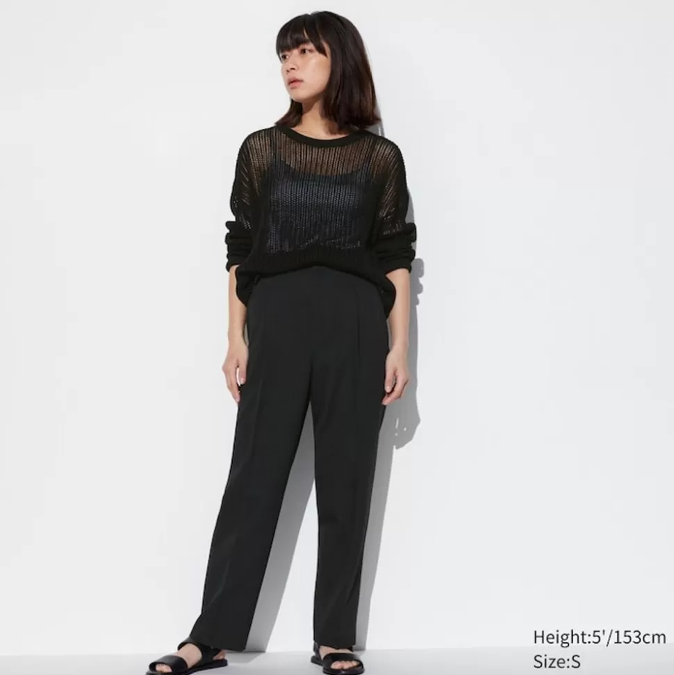 UNIQLO Hosen, Leggings & Jogginghosen*Airsense Bundfaltenhose (Kurz)