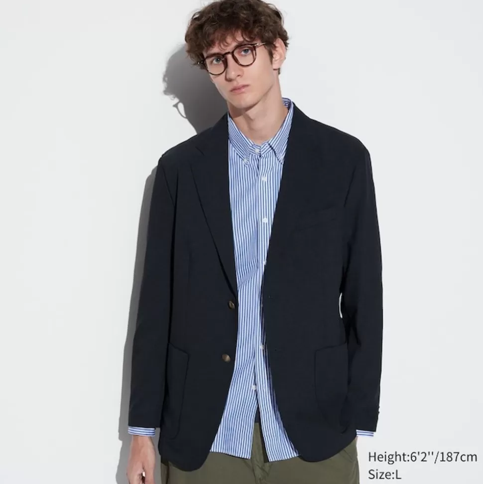 UNIQLO Mäntel, Jacken, Parka & Westen*Airsense Sakko Dunkelblau