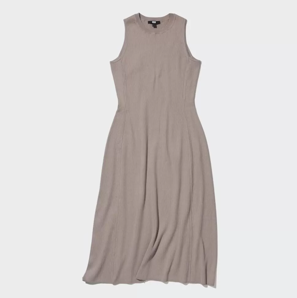 UNIQLO Kleider, Jumpsuits & Overalls*Armelloses Baumwolle Strickkleid