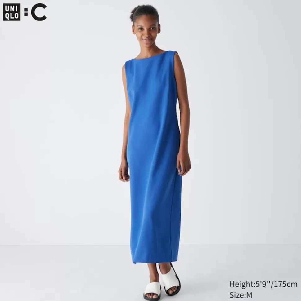 UNIQLO Kleider, Jumpsuits & Overalls*Armelloses Krepp Jersey Kleid