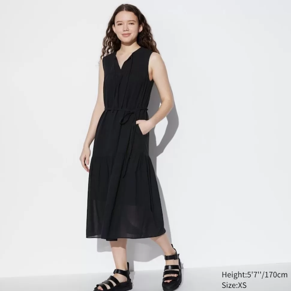 UNIQLO Kleider, Jumpsuits & Overalls*Armelloses Leichtes Baumwolle Kleid