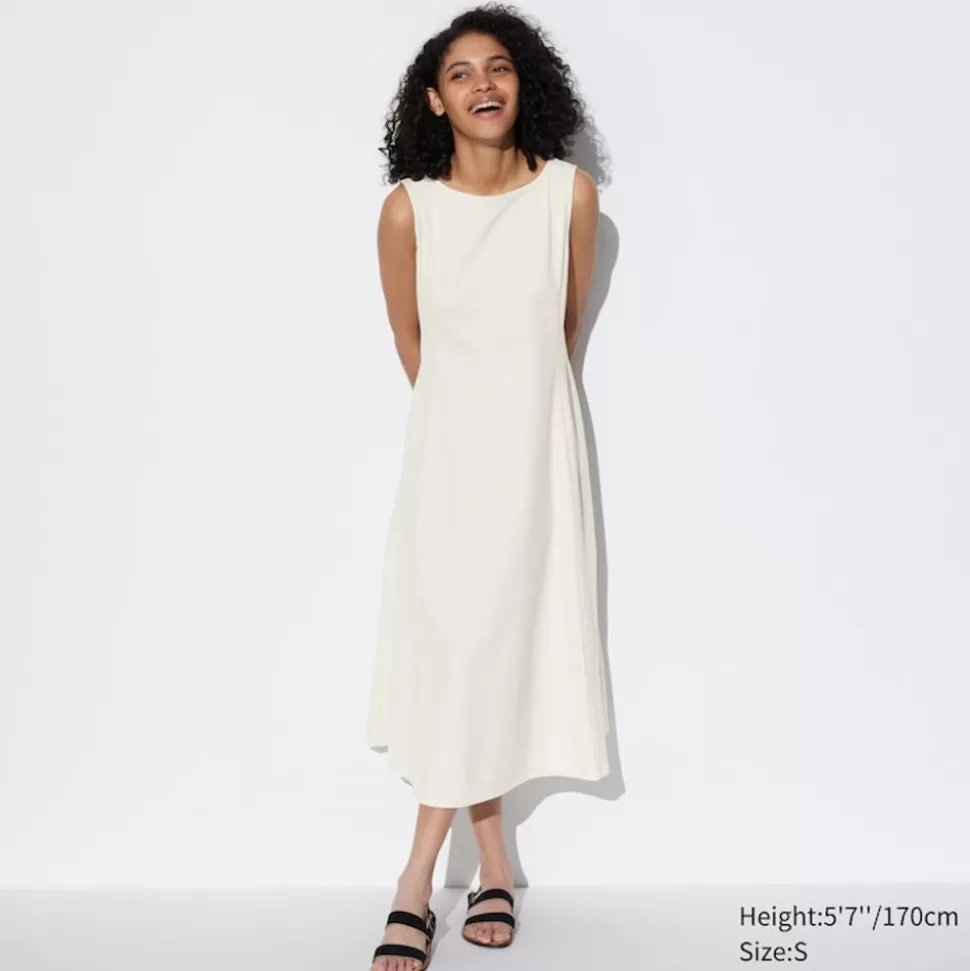 armelloses_ultra_stretch_airism_kleid_2.webp UNIQLO Kleider, Jumpsuits & Overalls*Armelloses Ultra Stretch Airism Kleid