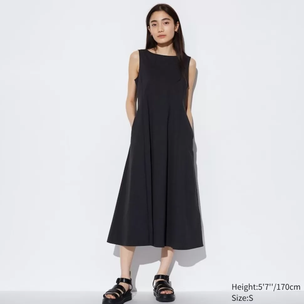 armelloses_ultra_stretch_airism_kleid_3.webp UNIQLO Kleider, Jumpsuits & Overalls*Armelloses Ultra Stretch Airism Kleid