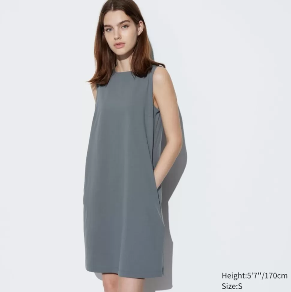 UNIQLO Kleider, Jumpsuits & Overalls*Armelloses Ultra Stretch Airism Minikleid