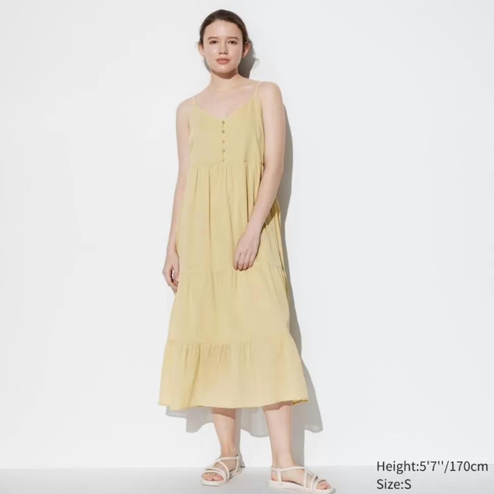 UNIQLO Kleider, Jumpsuits & Overalls*Baumwolle Tragerkleid