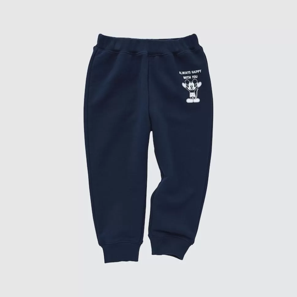 UNIQLO Leggings*Bring A Smile With Disney Ut Bedruckte Jogginghose Dunkelblau