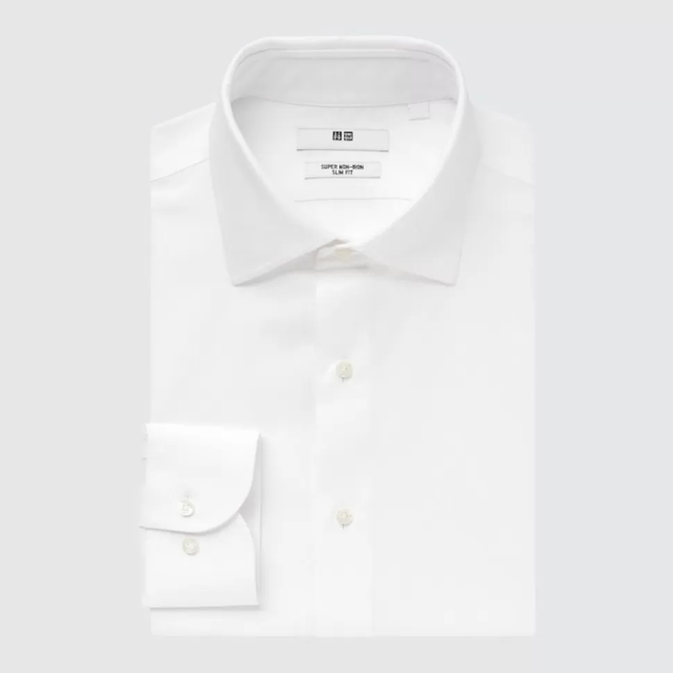 UNIQLO Hemden*Bugelfreies Hemd (Slim Fit)