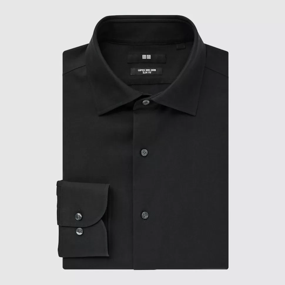 UNIQLO Hemden*Bugelfreies Hemd (Slim Fit)