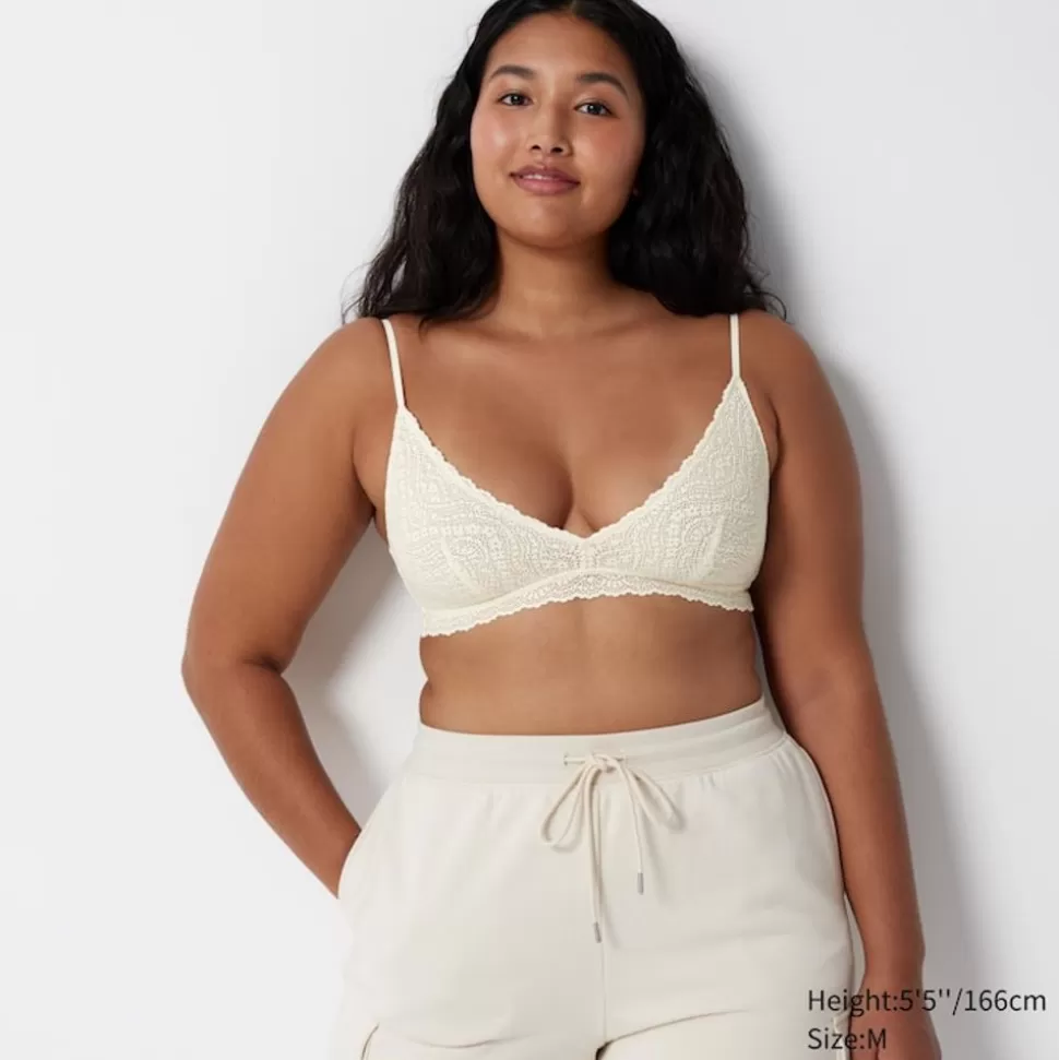 UNIQLO Bhs & Unterwäsche*Bugelloser Bh Ohne Cups Mit Spitze