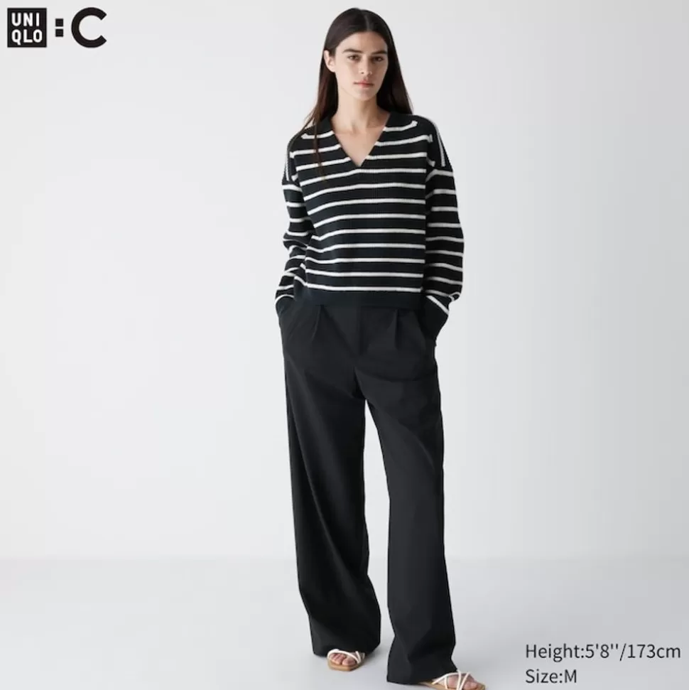 UNIQLO Hosen, Leggings & Jogginghosen*Bundfaltenhose (Wide Fit)