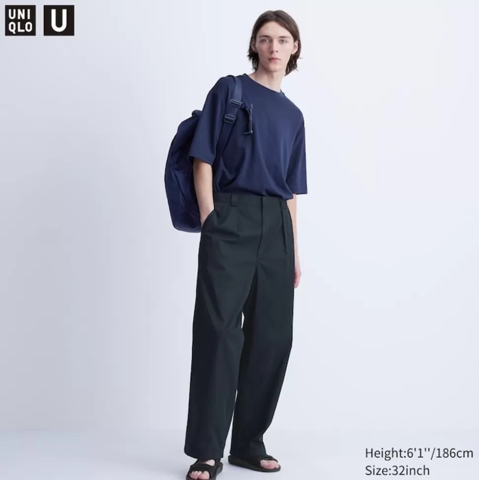 UNIQLO Hosen, Chinos & Jogginghosen*Bundfaltenhose (Wide Fit)