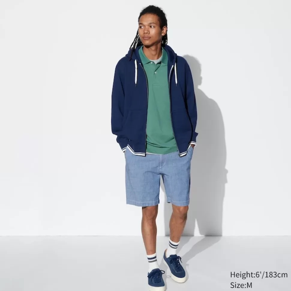 UNIQLO Shorts*Chambray Stretch Easy Shorts