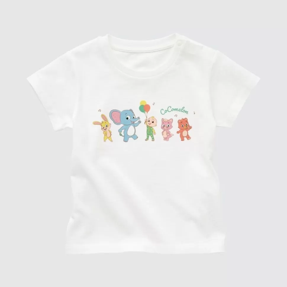 UNIQLO T-Shirts & Oberteile*Cocomelon Ut Bedrucktes T-Shirt Weis
