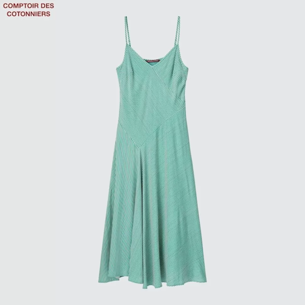 UNIQLO Kleider, Jumpsuits & Overalls*Comptoir Des Cotonniers Gestreiftes Tragerkleid