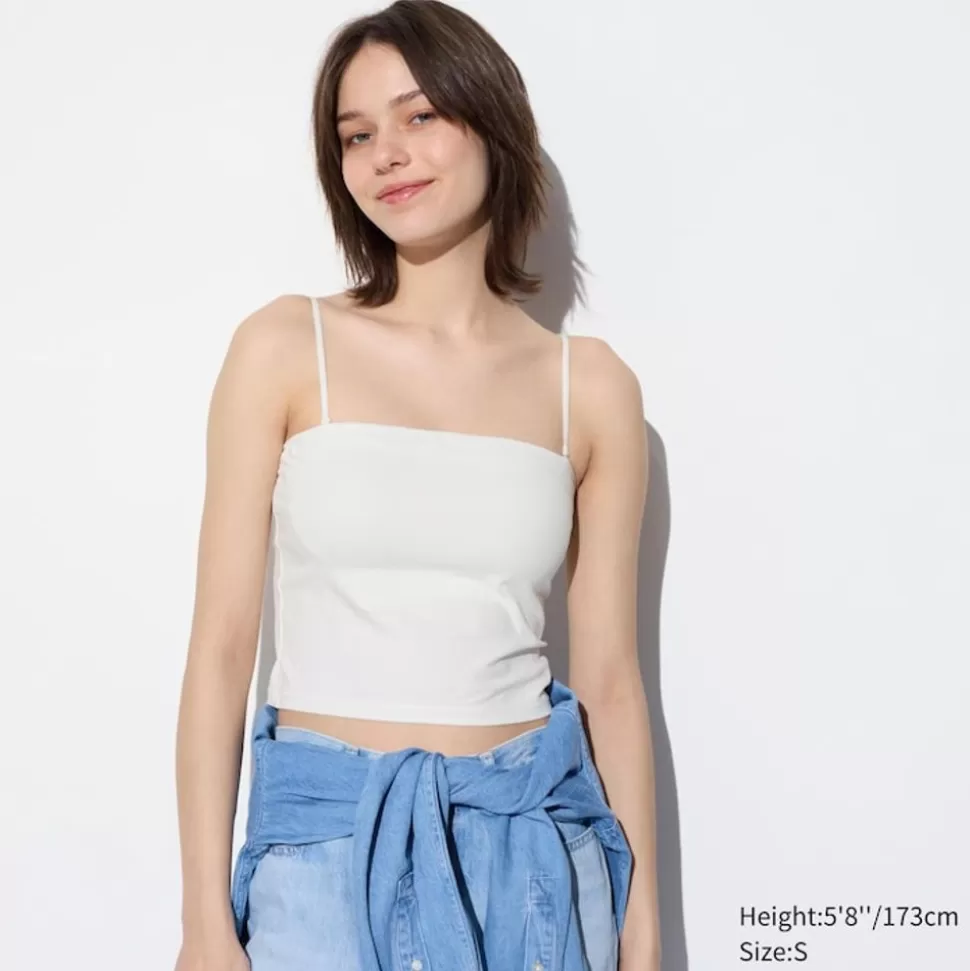 UNIQLO Bh-Tops, Tanktops & Trägertops*Cropped Airism Bh-Schlauchtop
