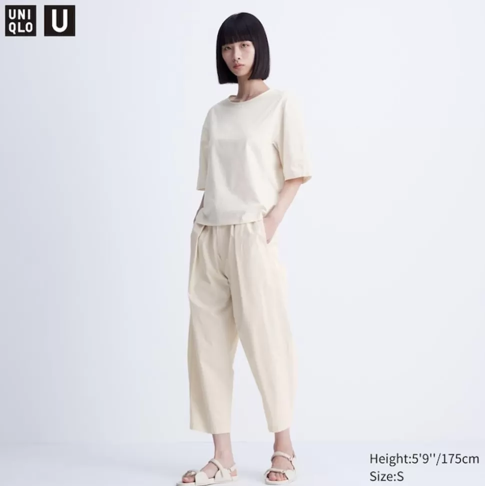 UNIQLO Hosen, Leggings & Jogginghosen*Cropped Parachute Hose