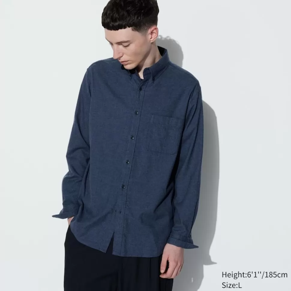 flanell_langarm_hemd_3.webp UNIQLO Hemden*Flanell Langarm Hemd