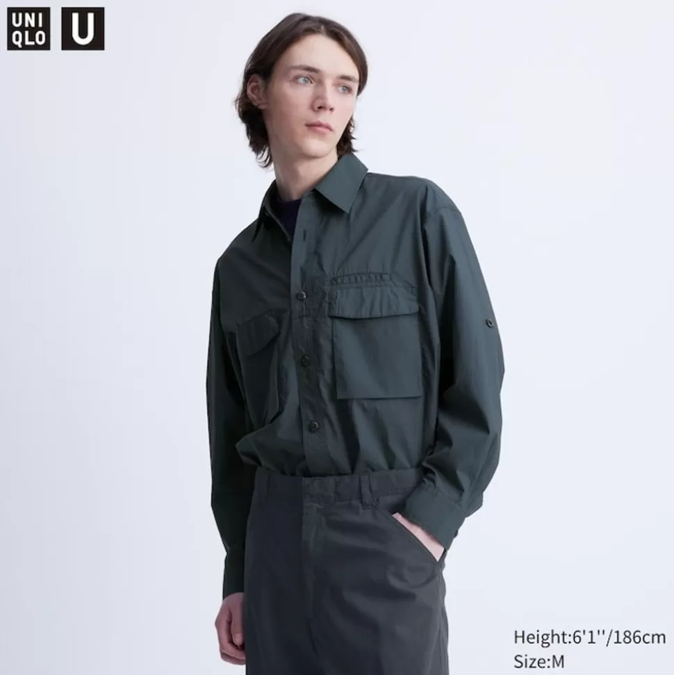 funktionale_hemdjacke_2.webp UNIQLO Hemden*Funktionale Hemdjacke