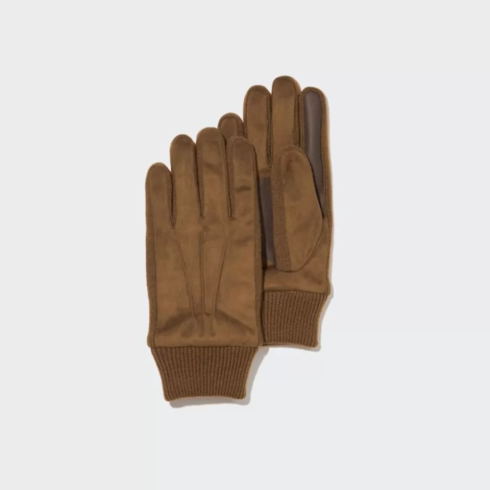 UNIQLO Accessoires & Taschen*Gefutterte Heattech Thermohandschuhe Braun