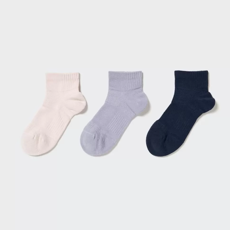 UNIQLO Socken, Strumpfhosen & Leggings*Gefutterte Kurze Sportsocken (3 Paar)