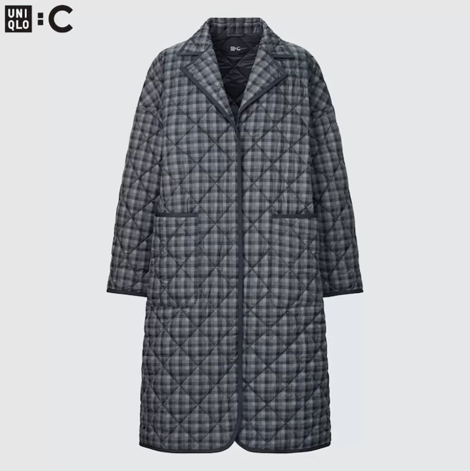 UNIQLO Mäntel, Jacken, Parka & Westen*Gefutterter Oversized Mäntel Grau