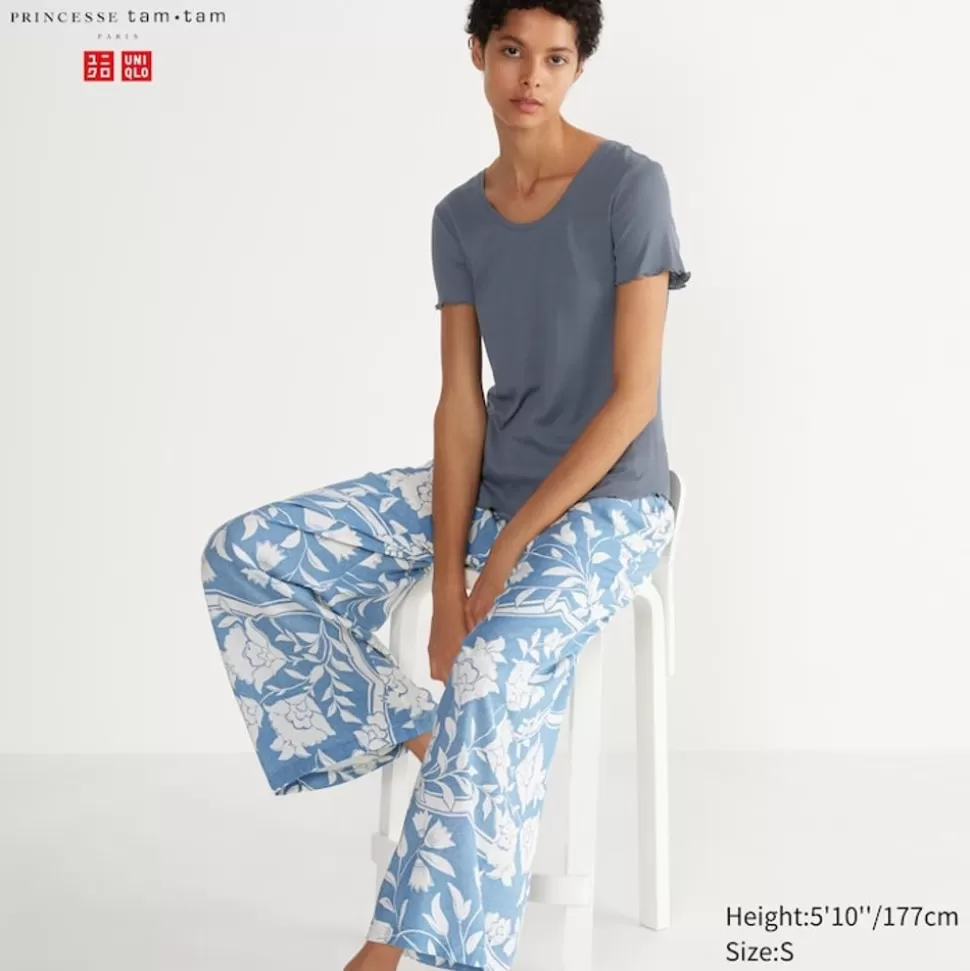 UNIQLO Loungewear & Pyjamas*Gemusterte Easy Hose