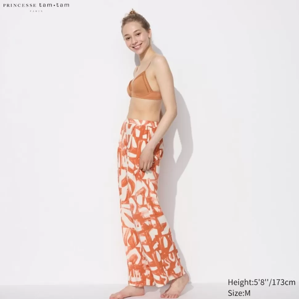 UNIQLO Loungewear & Pyjamas*Gemusterte Viskose Hose