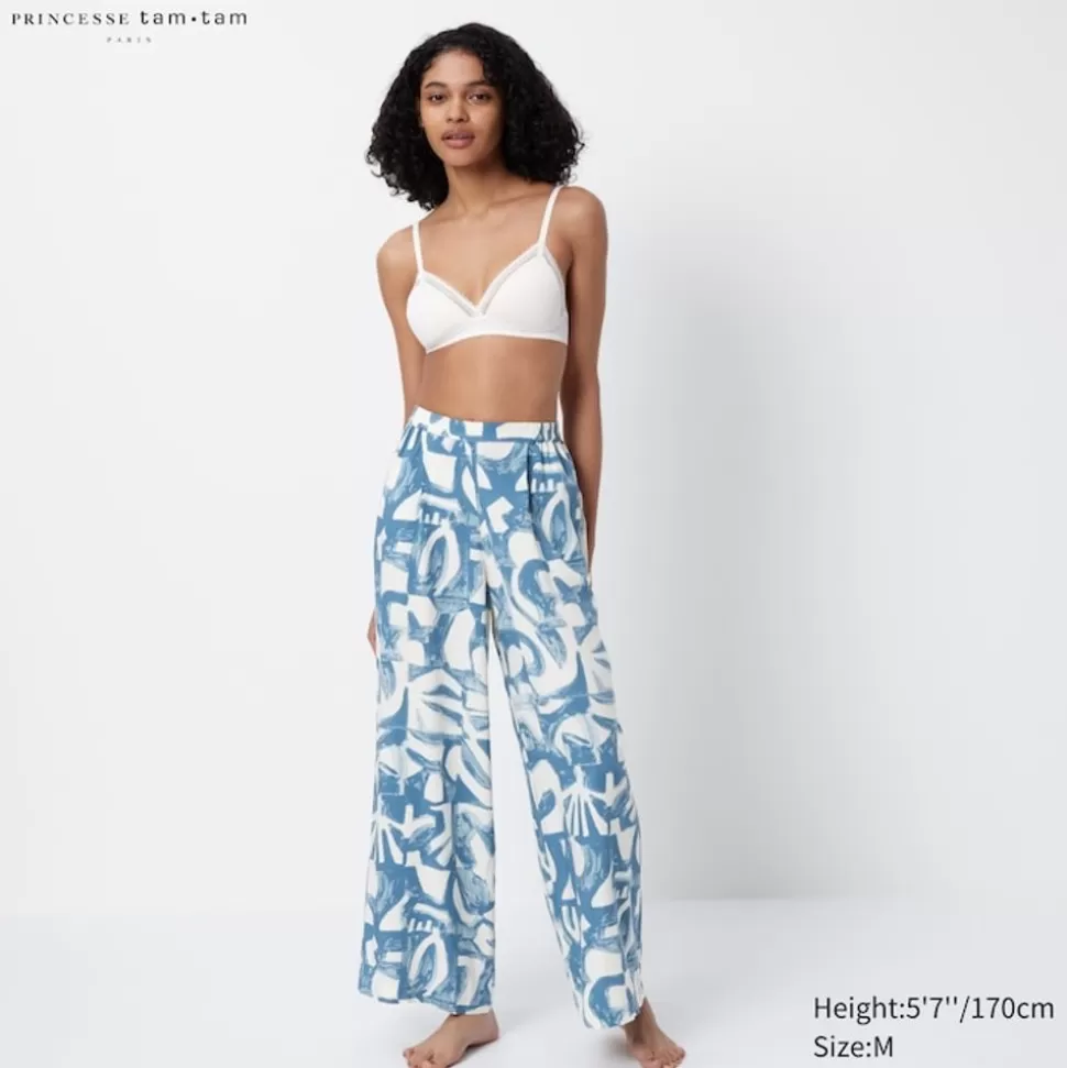 UNIQLO Loungewear & Pyjamas*Gemusterte Viskose Hose