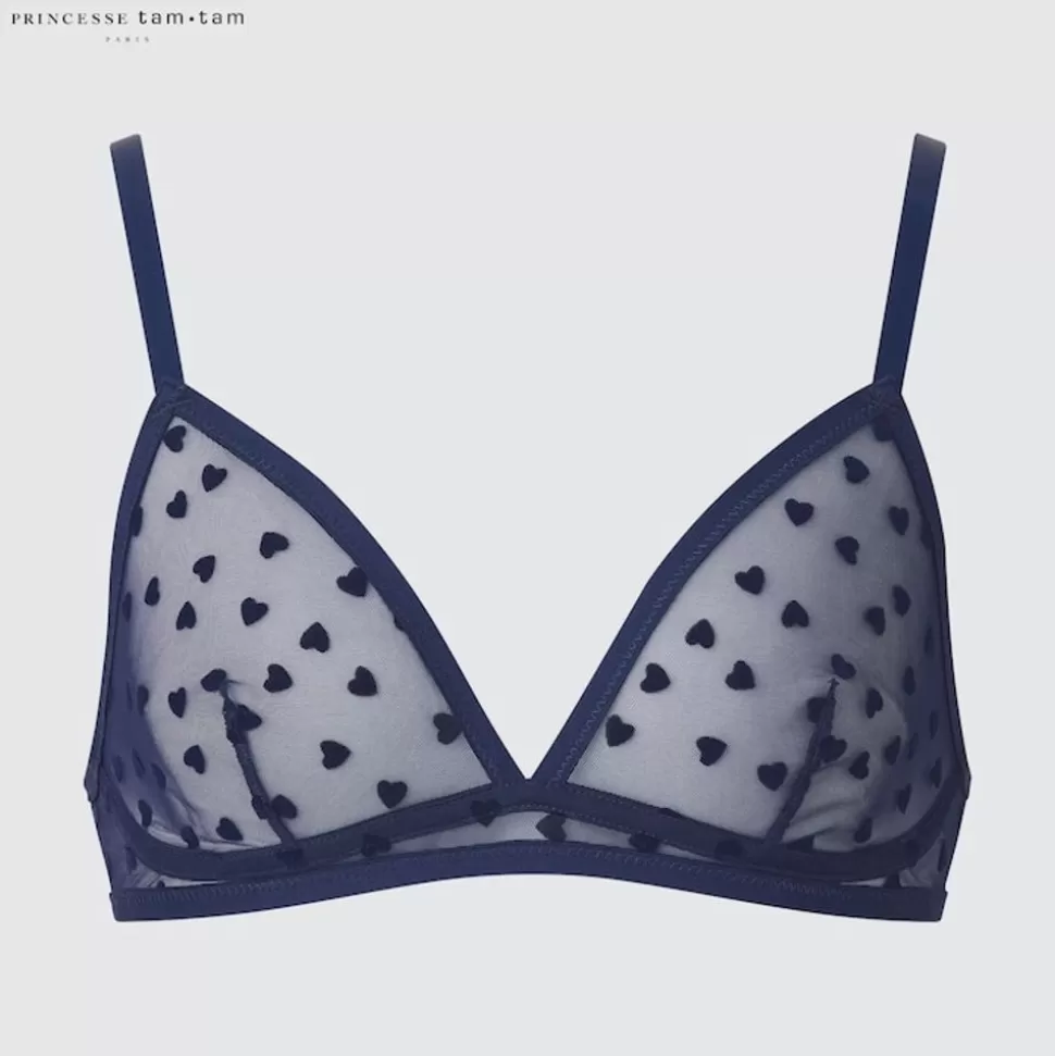 UNIQLO Bhs & Unterwäsche*Gemusterter Bugelloser Mesh Bh