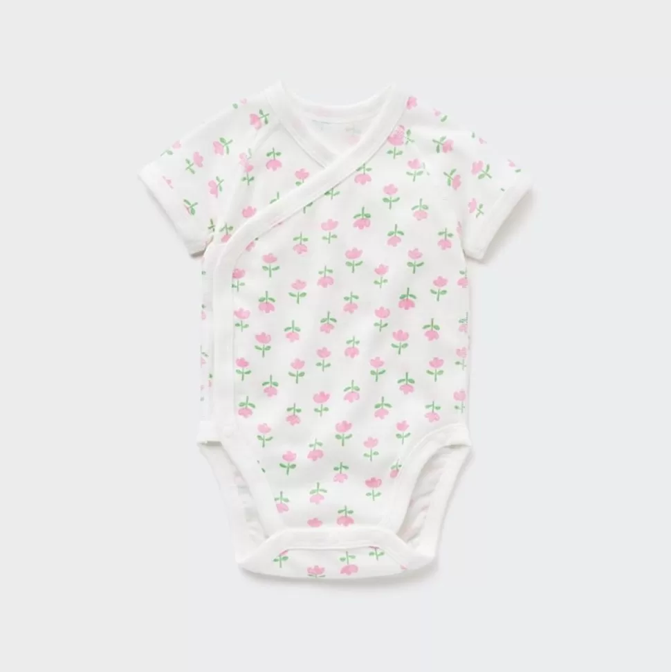 UNIQLO Strampler & Bodys*Gemusterter Kurzarm Body