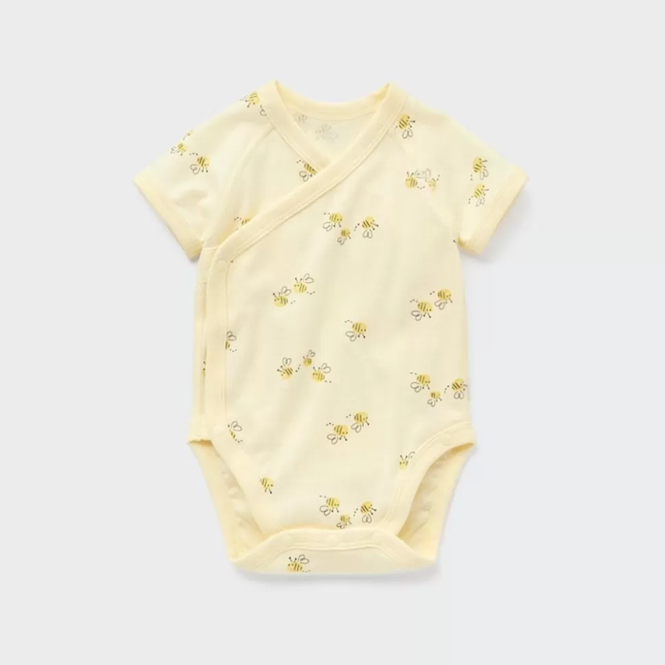 UNIQLO Strampler & Bodys*Gemusterter Kurzarm Body