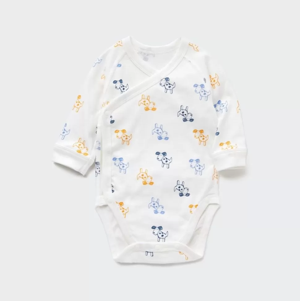 UNIQLO Strampler & Bodys*Gemusterter Langarm Body
