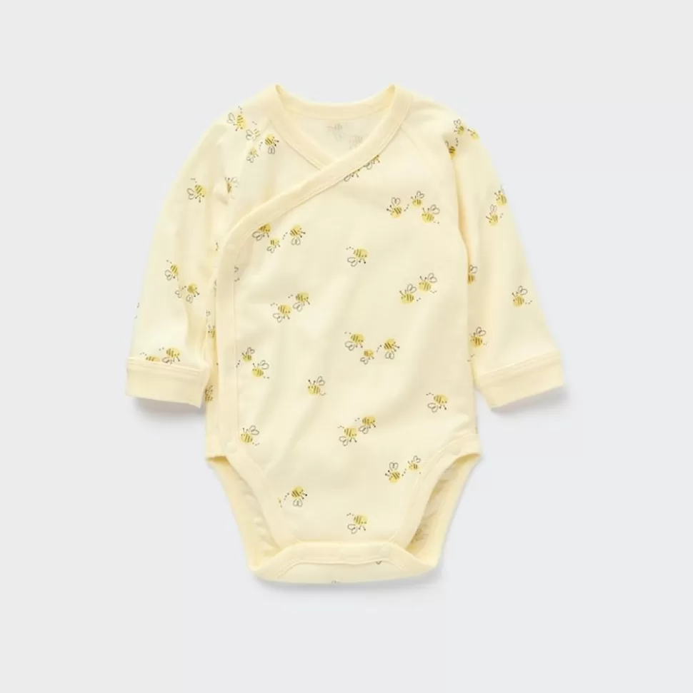 UNIQLO Strampler & Bodys*Gemusterter Langarm Body