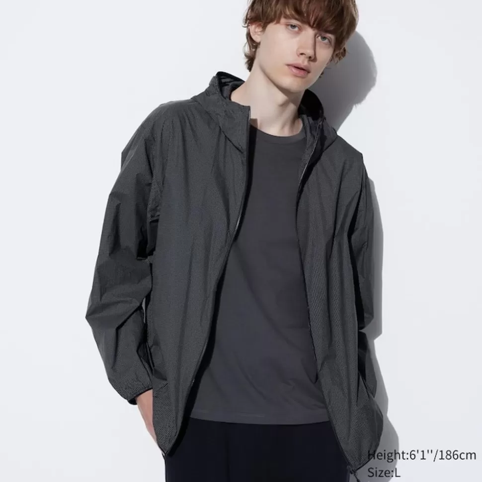 UNIQLO Mäntel, Jacken, Parka & Westen*Gemusterter Verstaubarer Parka Mit Uv-Schutz