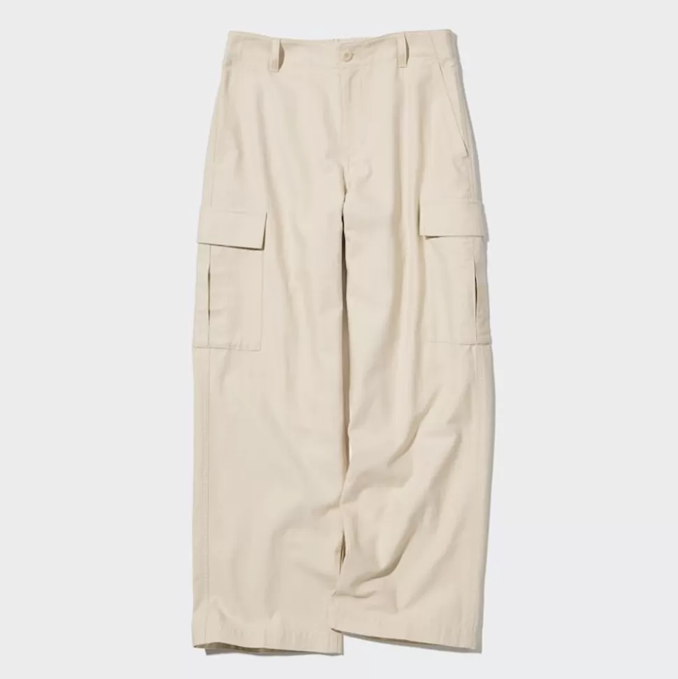 UNIQLO Hosen, Leggings & Jogginghosen*Gerade Cargohose (Wide Fit)