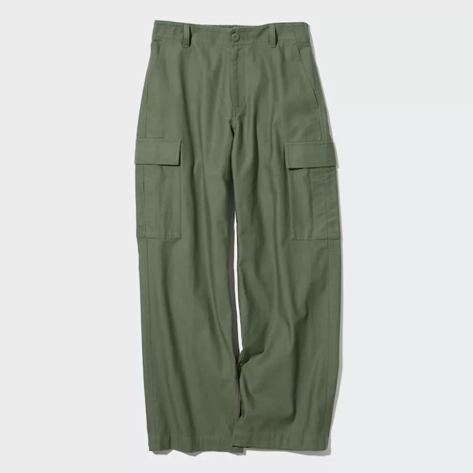 UNIQLO Hosen, Leggings & Jogginghosen*Gerade Cargohose (Wide Fit)