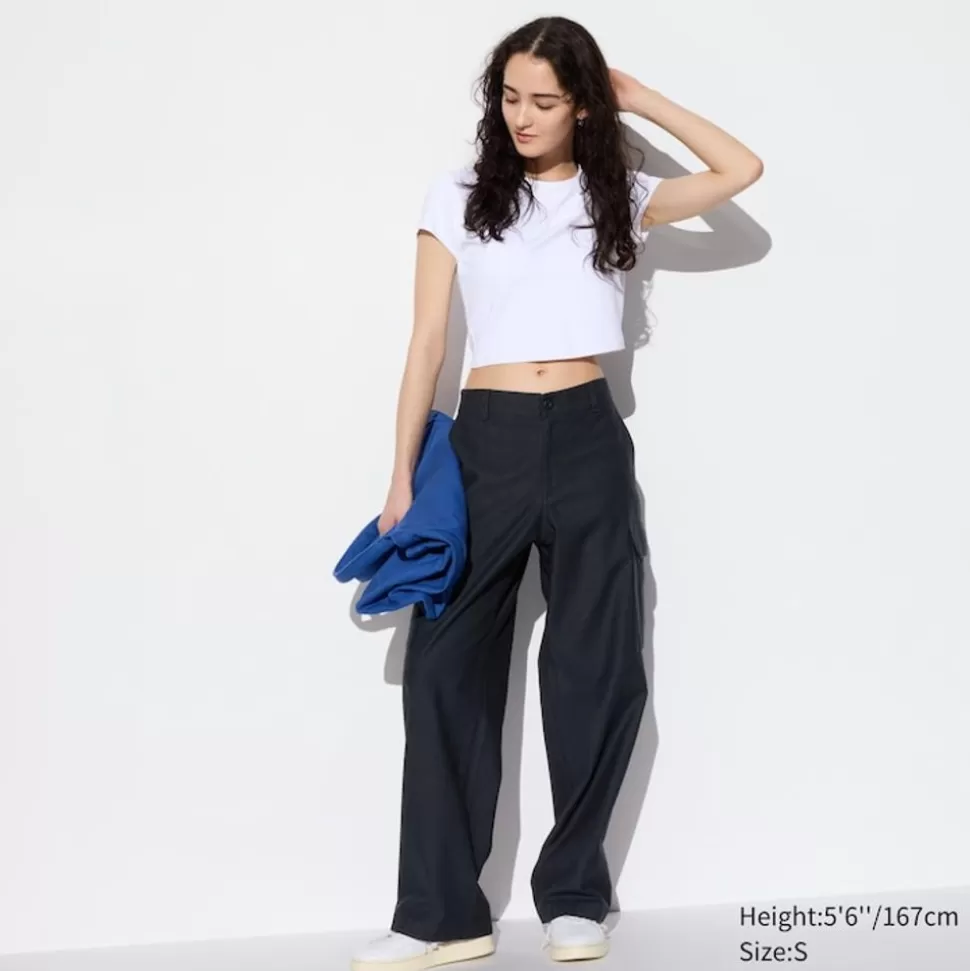 UNIQLO Hosen, Leggings & Jogginghosen*Gerade Cargohose (Wide Fit)