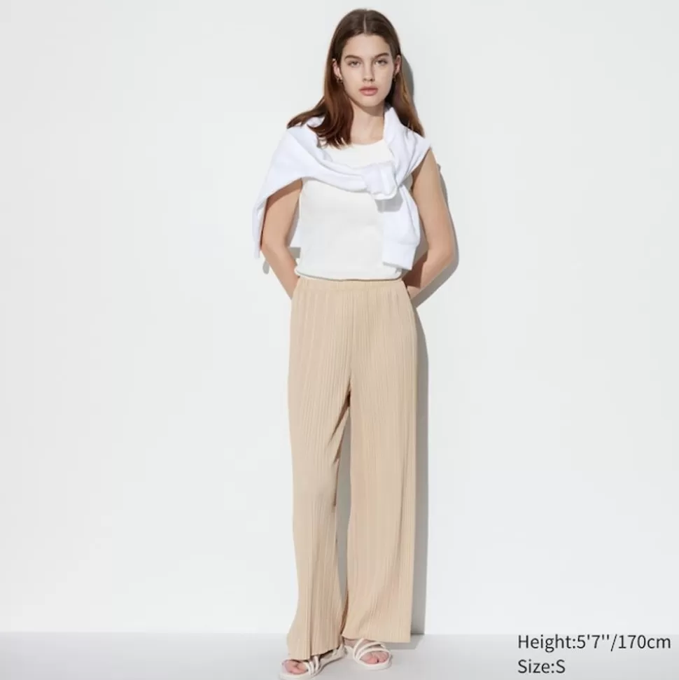 UNIQLO Hosen, Leggings & Jogginghosen*Gerade Plisseehose