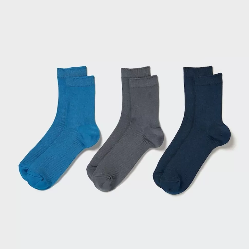 UNIQLO Socken, Strumpfhosen & Leggings*Gerippte Socken (3 Paar)