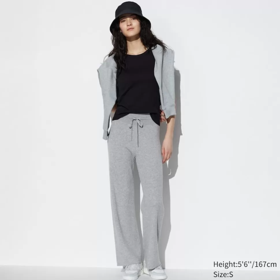 UNIQLO Hosen, Leggings & Jogginghosen*Gerippte Strickhose (Maschinenwaschbar)