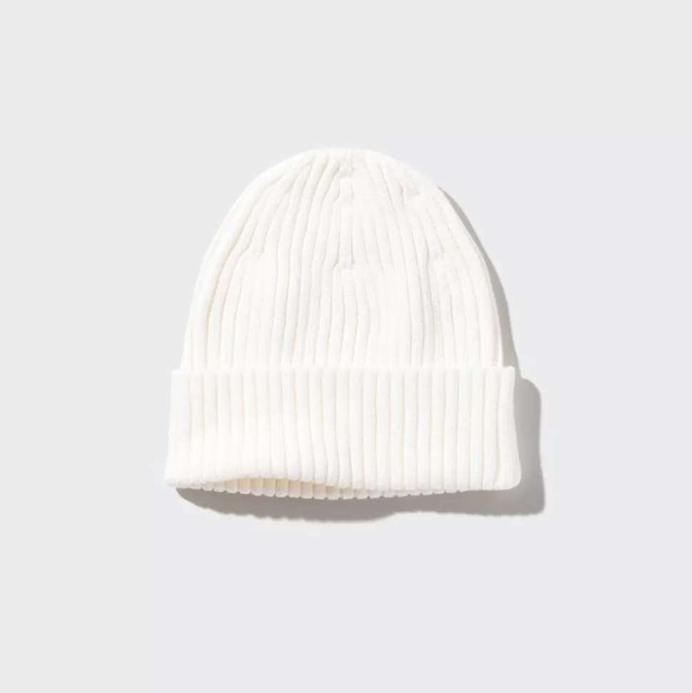 UNIQLO Accessoires & Taschen*Geripptes Baumwolle Beanie