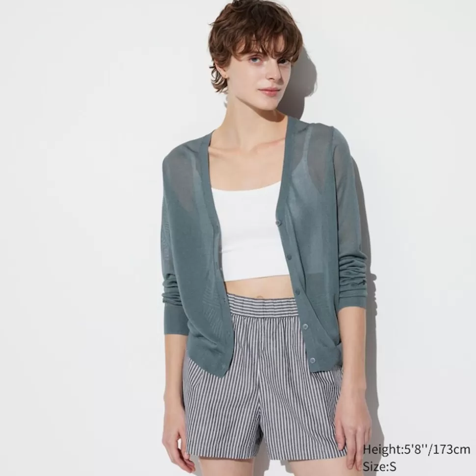 UNIQLO Loungewear & Pyjamas*Gestreifte Baumwolle Easy Shorts